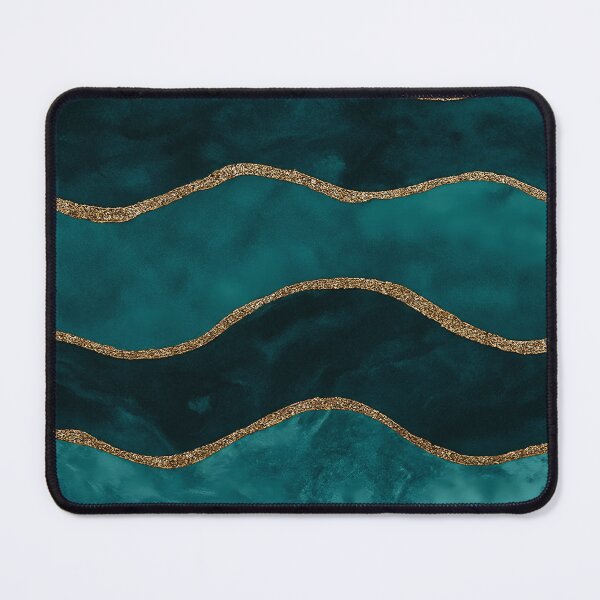Item preview, Modern Amazing Blue And Teal Faux Malachite Marble  designed and sold by svarupa.