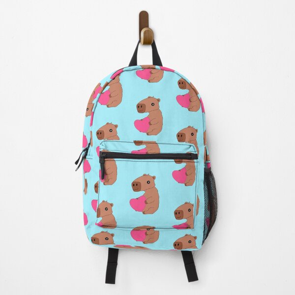 Item preview, Capybara love heart cute sticker design kawaii cozy animal designed and sold by HyDrewThese.