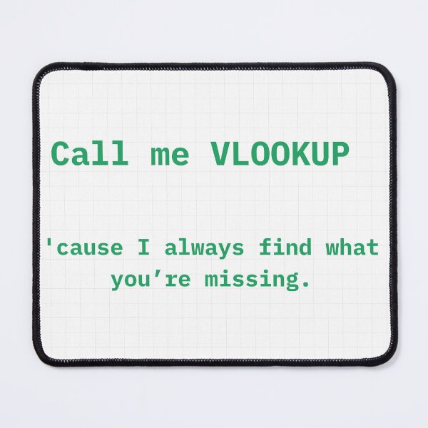 Item preview, Vlookup Shirt designed and sold by The Pawffice.