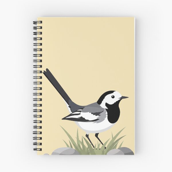 Item preview, The White Wagtail - Minimalist Wagtail Art designed and sold by TheArtEngineer.