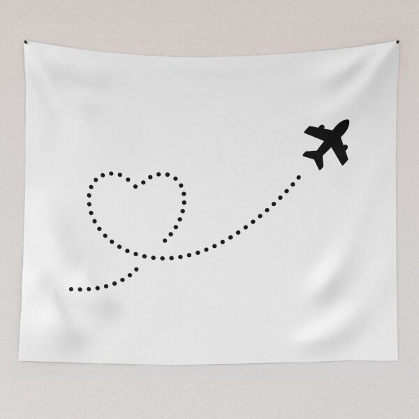 Item preview, Airplane Heart Travel designed and sold by SWETA HALDER.