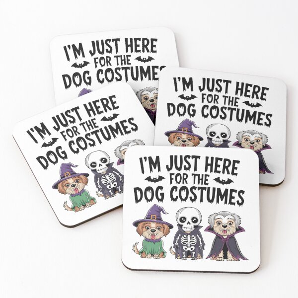 Item preview, I'm Just Here for the Dog Costumes | Funny Halloween Dog Lover  designed and sold by CuteDesignables.