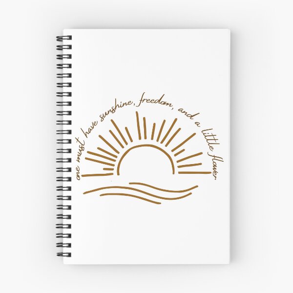 Item preview, One must have sunshine, freedom and a little flower sun quote designed and sold by Sage&Sea.