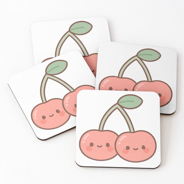 Item preview, Cute Cherry Duo – Pastel Style designed and sold by BerryMii.