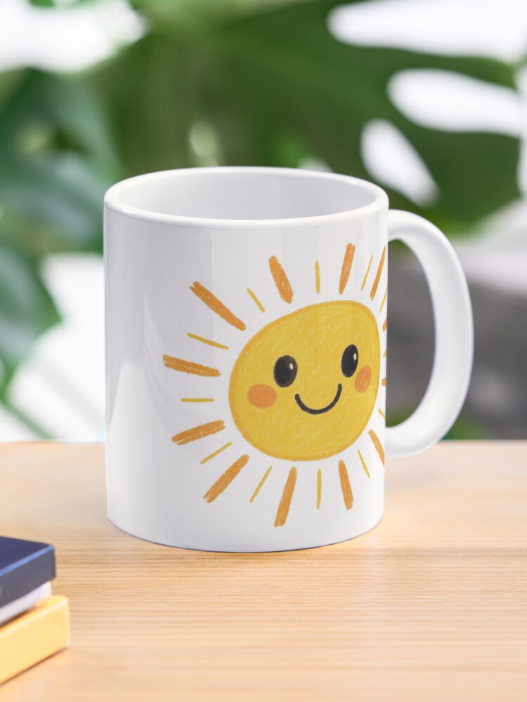 Thumbnail 1 of 6, Coffee Mug, Bright Smiling Sun designed and sold by FineArtsPro.
