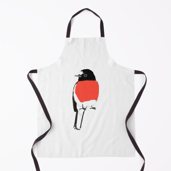 Item preview, Australian Bird Scarlet Robin Illustration designed and sold by SylviaClareBirdArt.
