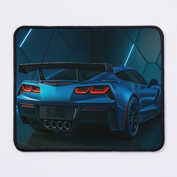 Item preview, Sports Car in Futuristic Showroom With Geometric Led Lights designed and sold by RevUpDesign.