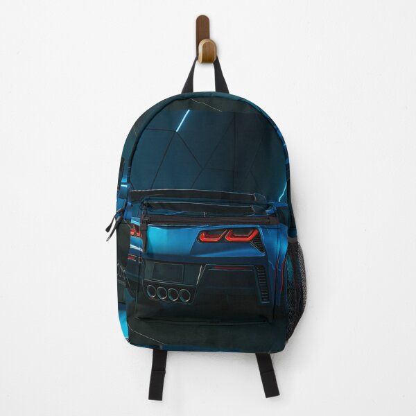 Item preview, Sports Car in Futuristic Showroom With Geometric Led Lights designed and sold by RevUpDesign.