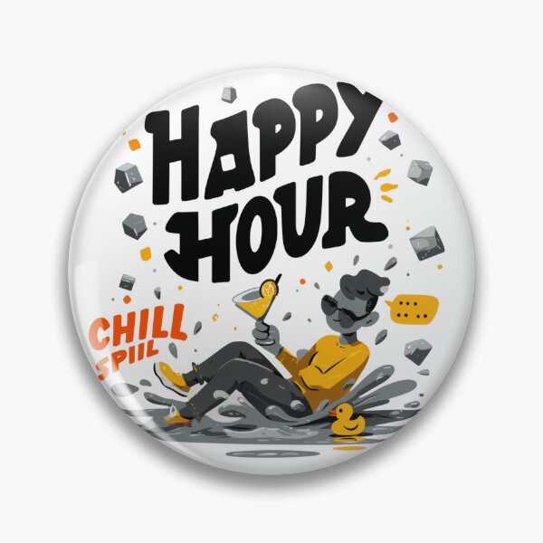 Item preview, Happy Hour: Chill Spill designed and sold by NextWave Threads.