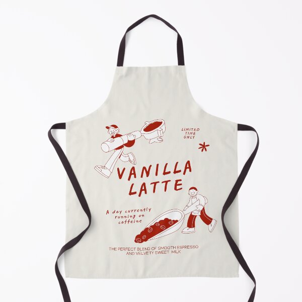 Item preview, Vanilla Coffee Club – Fun Red Coffee Lover Wall Art designed and sold by SmolSummer.Homie.