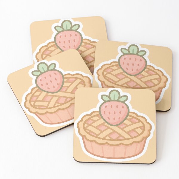 Item preview, Strawberry Pie Delight – Cute Pastel  designed and sold by BerryMii.