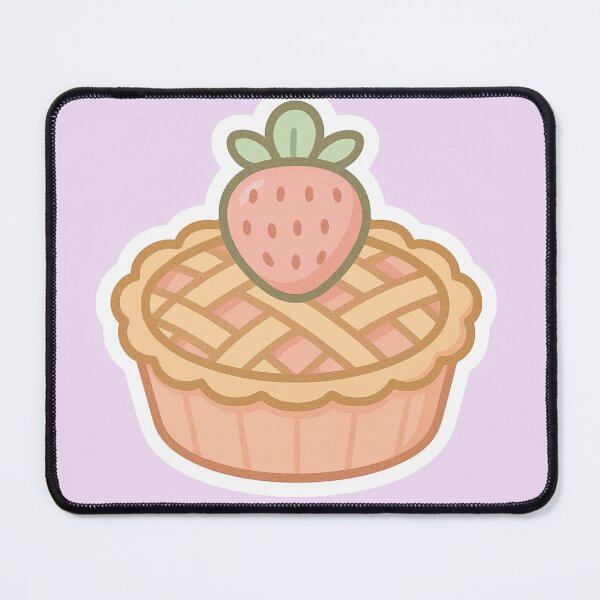 Item preview, Strawberry Pie Delight – Cute Pastel  designed and sold by BerryMii.
