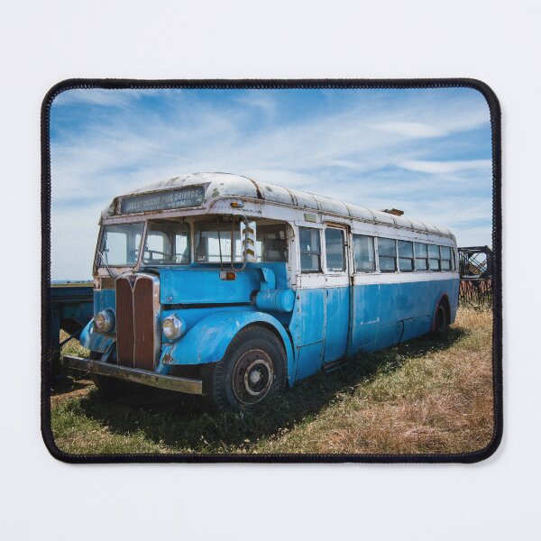 Item preview, The Old Blue Bus designed and sold by Dreamscape Eclectic .