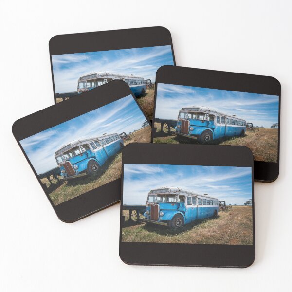 Item preview, The Old Blue Bus designed and sold by Dreamscape Eclectic .