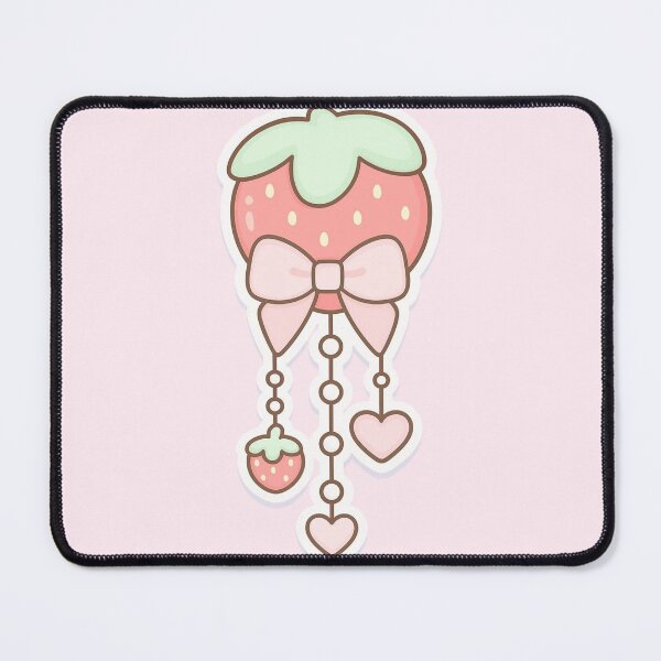 Item preview, Strawberry Charm Drop – Kawaii Pastel  designed and sold by BerryMii.