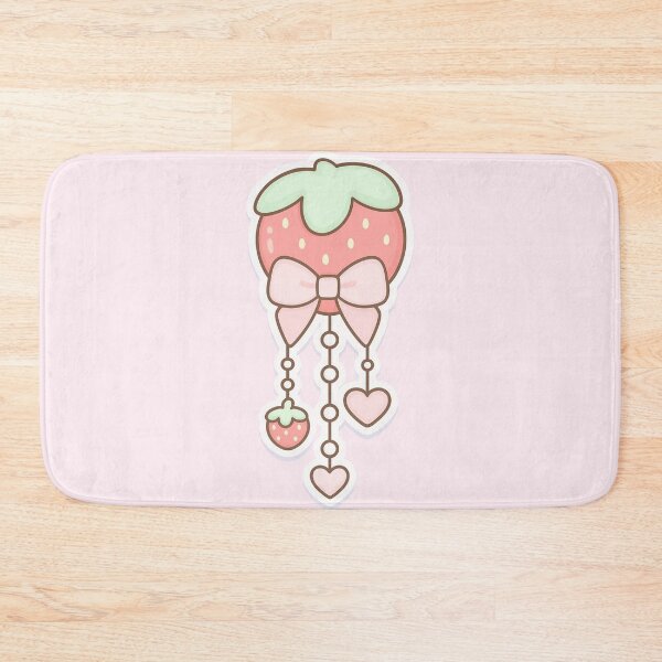 Item preview, Strawberry Charm Drop – Kawaii Pastel  designed and sold by BerryMii.