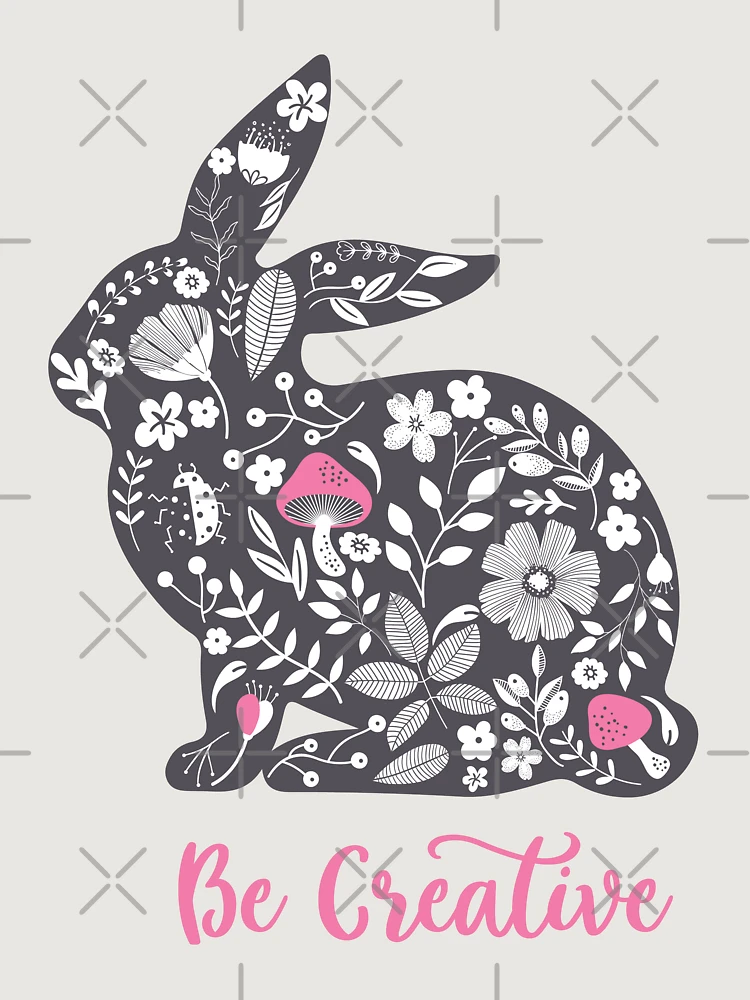 Thumbnail 6 of 6, Premium Oversized Sweatshirt, Spring Rabbits designed and sold by Farissa Designs.