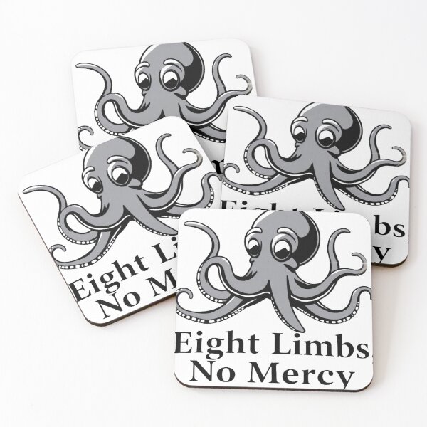 Item preview, Eight Limbs, No Mercy Octopus BJJ Design designed and sold by Martial-Art-23.