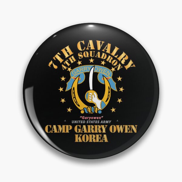 Item preview, Army - 4th Squadron 7th Cavalry - Camp Gary Owen Korea X 300 designed and sold by Military Insignia Products.