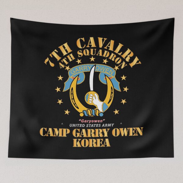 Item preview, Army - 4th Squadron 7th Cavalry - Camp Gary Owen Korea X 300 designed and sold by Military Insignia Products.