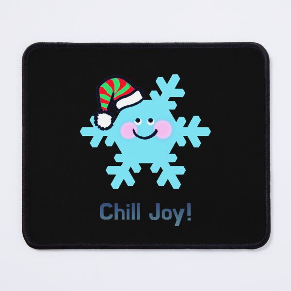 Item preview, Chill Joy Smiling Holiday Snowflake designed and sold by CuteCartoon.