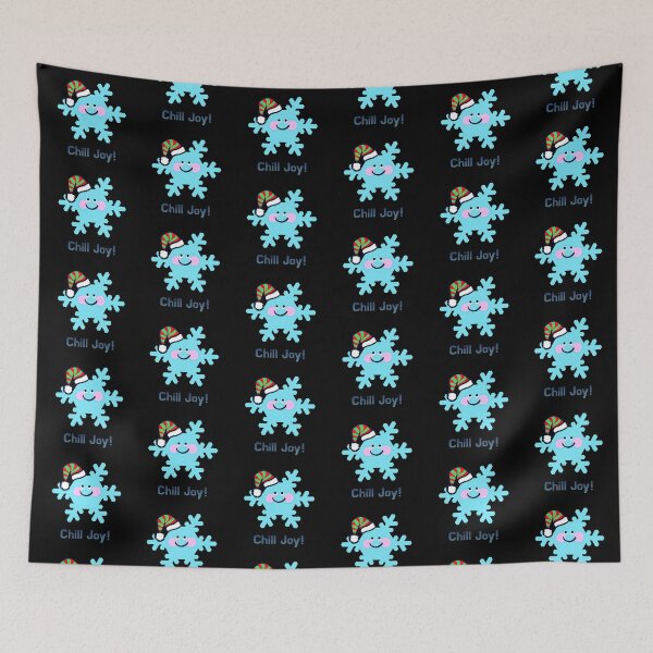 Item preview, Chill Joy Smiling Holiday Snowflake designed and sold by CuteCartoon.