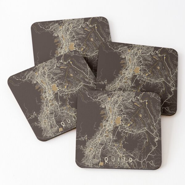 Item preview, Quito City Map of Ecuador  - Pastel designed and sold by deMAP.