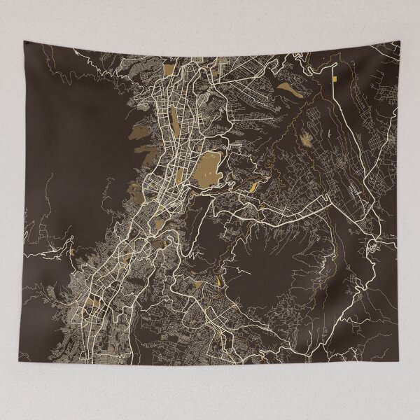 Item preview, Quito City Map of Ecuador  - Pastel designed and sold by deMAP.