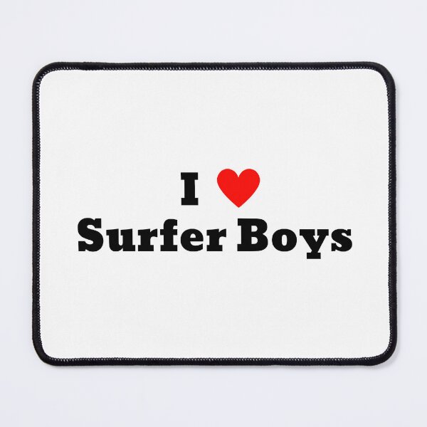 Item preview, I Love Surfer Boys designed and sold by Ashley Hammann.