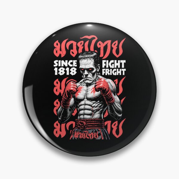 Item preview, Muay Thai Boxing MMA Fighter Frankenstein Fight Fright designed and sold by GrandeDuc.