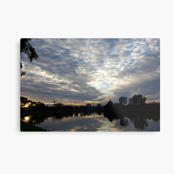 Maribyrnong River Sunrise Metal Print