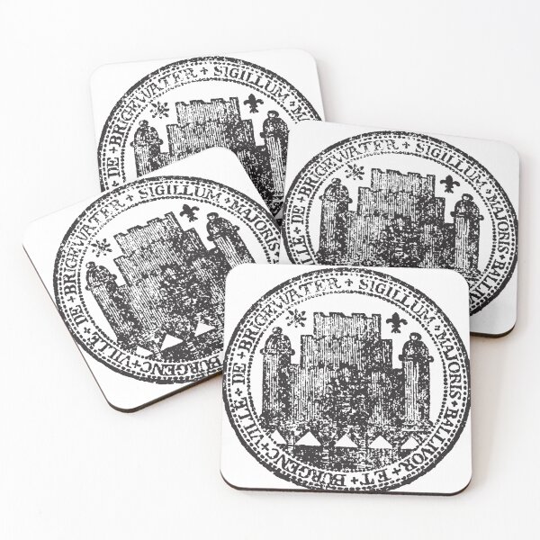 Item preview, Ancient Bridgewater Town Seal – Vintage Gothic City Crest Emblem designed and sold by NorthernMan10.