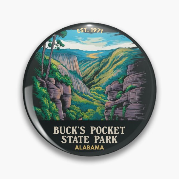 Item preview, Buck's Pocket State Park (Alabama State Park) designed and sold by PinkandP.