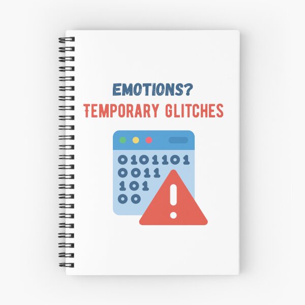 Item preview, Emotions are Temporary Glitches - Stoicism Principles designed and sold by LexaArtworks.