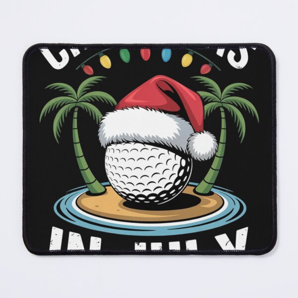 Item preview, Christmas in July Golf Ball Santa Hat Summer Vacation designed and sold by ConceptualVibes.