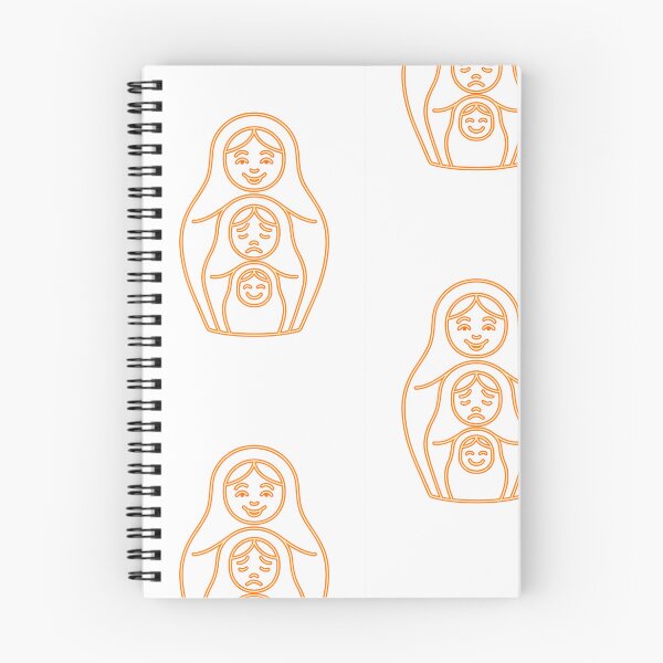 Item preview, "Matryoshka Mood Layers – Transparent Neon Doll Art" designed and sold by Aucia.