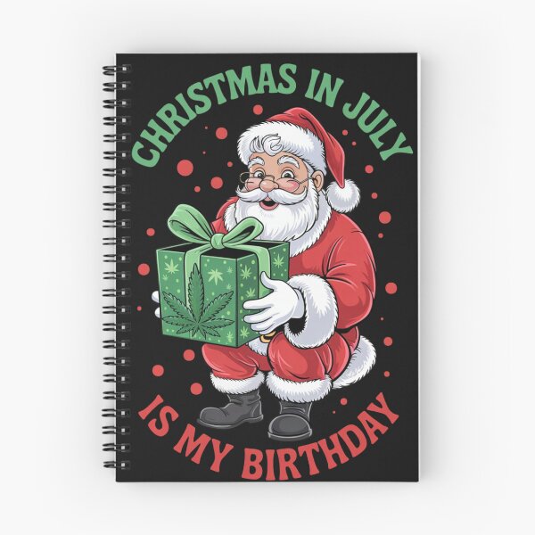Item preview, Christmas In July is my Birthday Santa Summer Holiday designed and sold by ConceptualVibes.