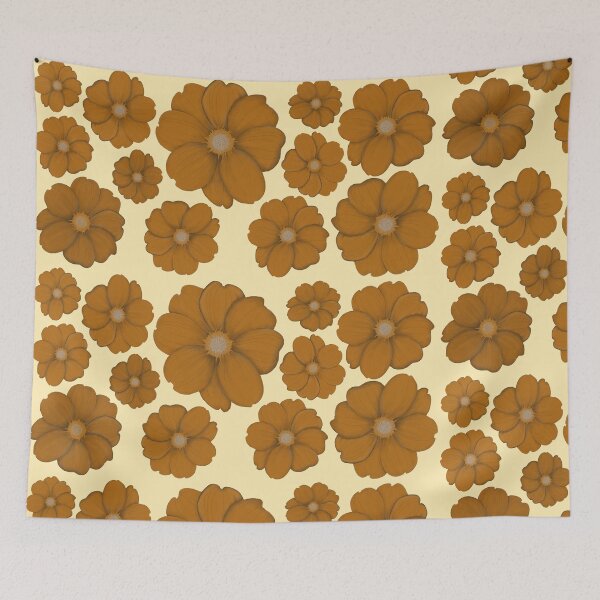 Item preview, Deep Orange Dahlia Flowers designed and sold by ThePlantGoblin.