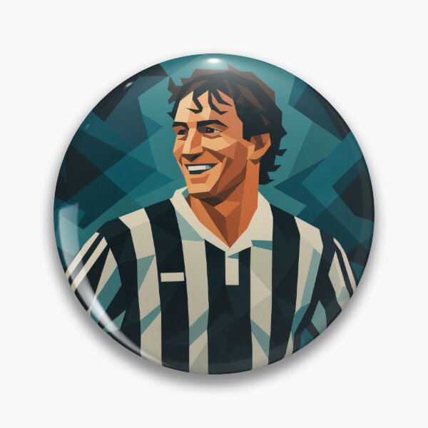 Item preview, David Ginola Football Legend Newcastle Vector Art designed and sold by kakarikihill.