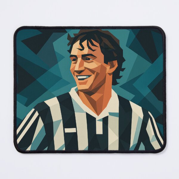 Item preview, David Ginola Football Legend Newcastle Vector Art designed and sold by kakarikihill.
