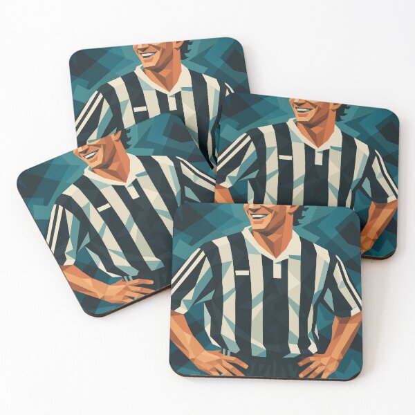 Item preview, David Ginola Football Legend Newcastle Vector Art designed and sold by kakarikihill.