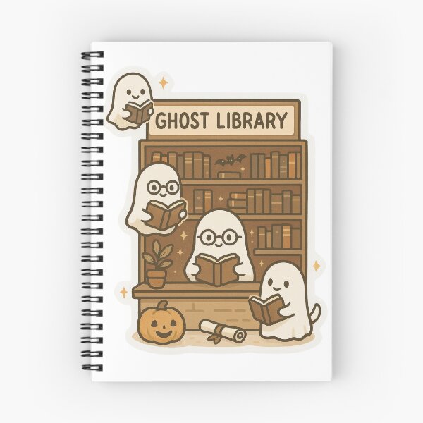 Item preview, Ghost Library designed and sold by caitdesign.