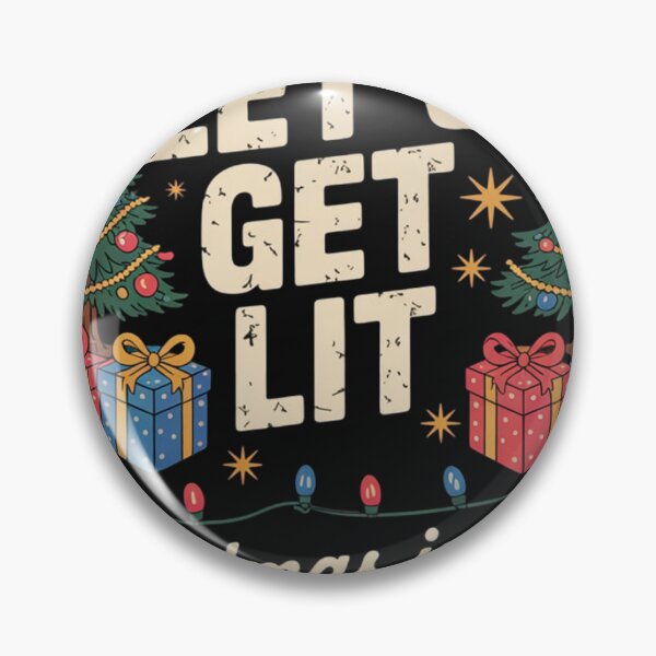 Item preview, Christmas In July Lets Get Lit Funny Xmas designed and sold by ConceptualVibes.