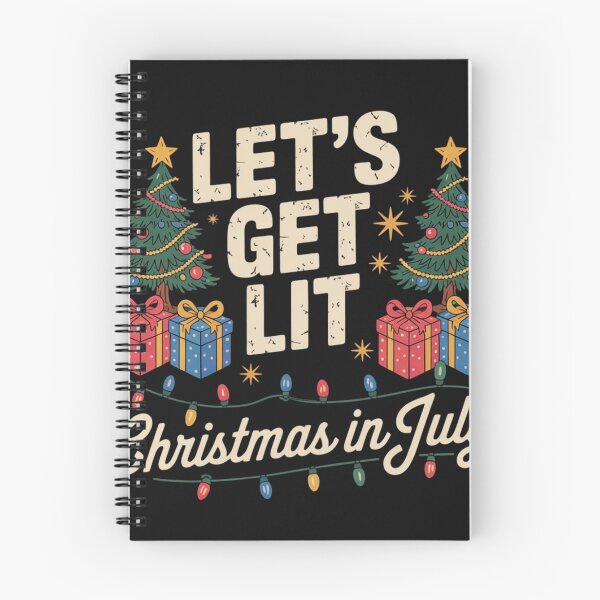 Item preview, Christmas In July Lets Get Lit Funny Xmas  designed and sold by ConceptualVibes.