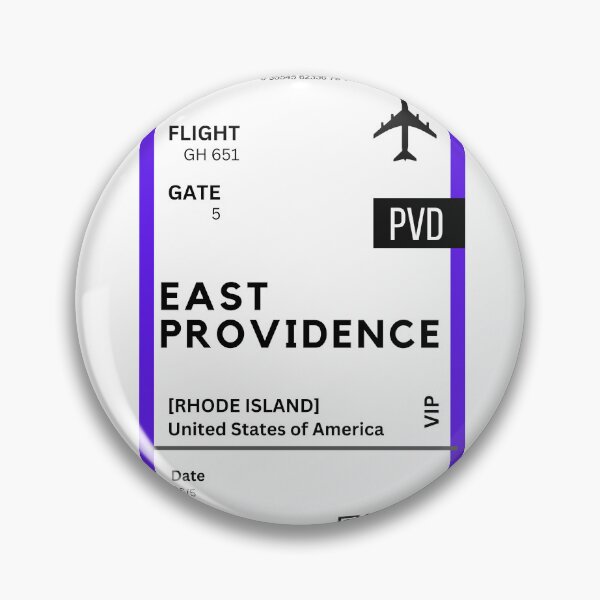 Item preview, East Providence, Rhode Island Airplane Boarding pass designed and sold by RoamInk.