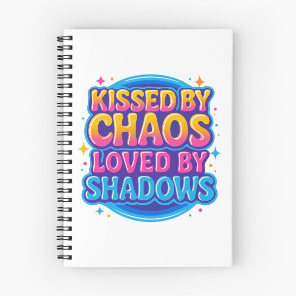 Item preview, Kissed by Chaos – Loved by Shadow | Magical BookTok Quote designed and sold by idgafstudio.ch.