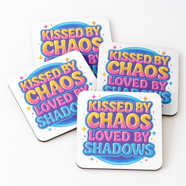 Item preview, Kissed by Chaos – Loved by Shadow | Magical BookTok Quote designed and sold by idgafstudio.ch.