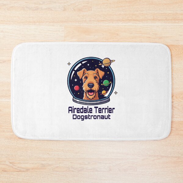 Item preview, Airedale Terrier Dogstronaut – Cute Space Dog  designed and sold by The Real Life Symphony.