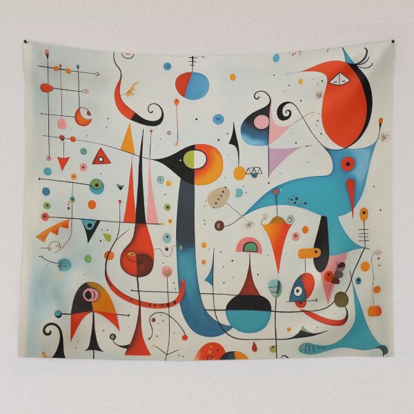 Item preview, Dreamscape of Miró - The March designed and sold by nshaltiel.