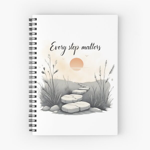 Item preview, Every Step Matters – Gentle Path-Inspired Affirmation Design designed and sold by FlowCreate.